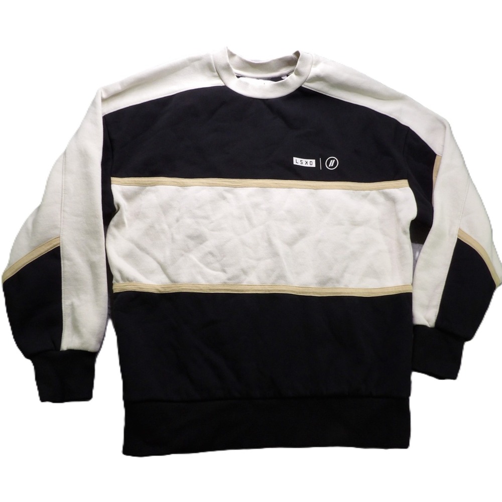 LSKD x Blenders Crewneck Sweatshirt Fleece Pullover Cotton Unisex Small Black LS